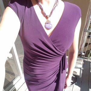 Plum Evan Picone Dress